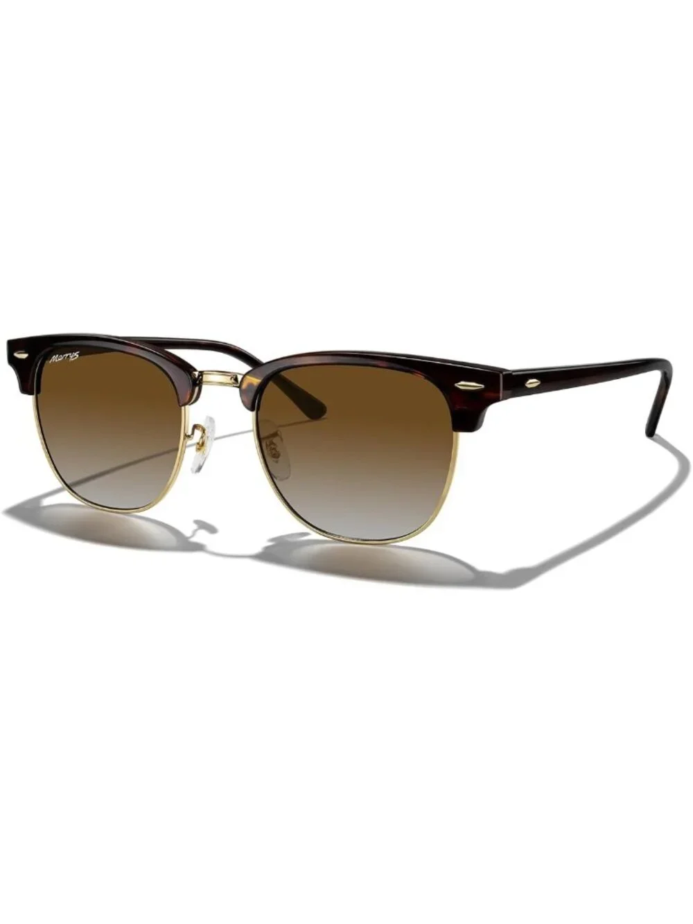 Classic Square Semi-Rimmed Polarized Sunglasses for Men & Women - UV Protection
